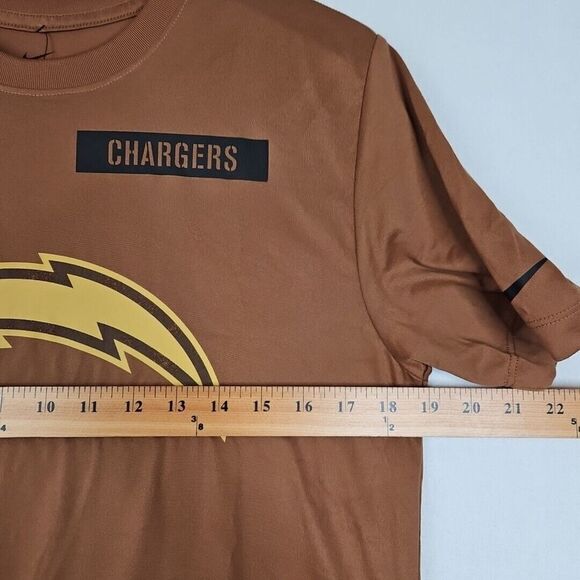 Nike Los‎ Angeles Chargers NFL 2023 Salute To Service Legend Shirt Men's Size S - Picture 7 of 9